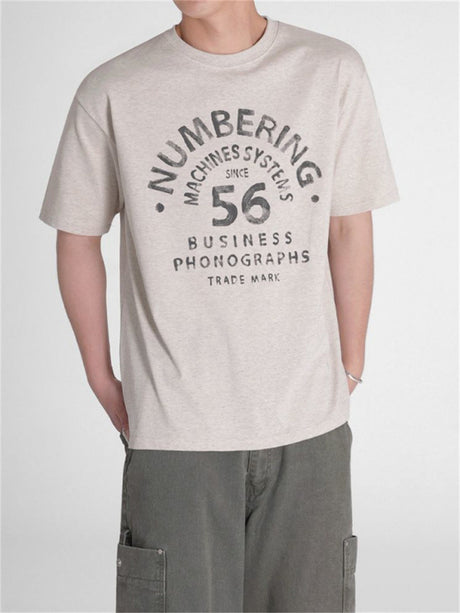 Liber SS Men's Lettering Printed T-Shirt