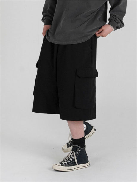 Liber SS Men's Wide Leg Cargo Shorts