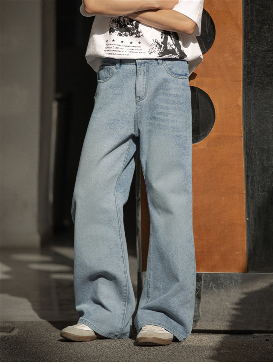 Liber SS Men's Vintage Washed Jeans