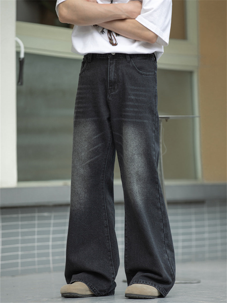 Liber SS Men's Vintage Washed Jeans