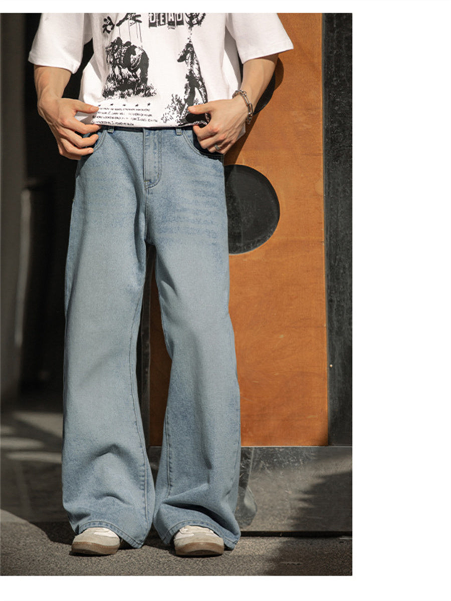 Liber SS Men's Vintage Washed Jeans