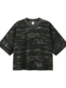 Liber SS Men's Boxy Camouflage American Retro T-shirt