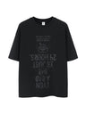 Liber Summer Men's Letter Print T-shirt