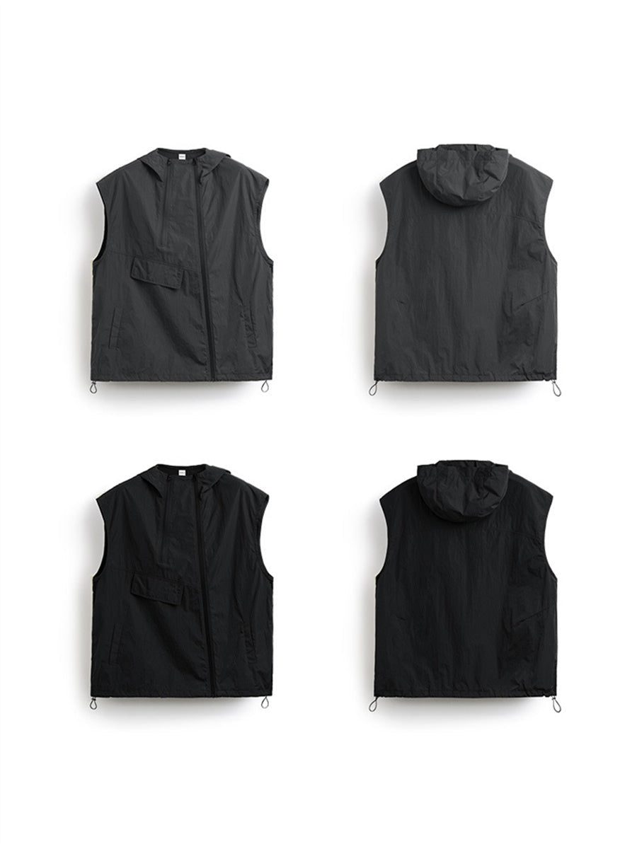 Liber Summer Men's Pocket Solid Vest