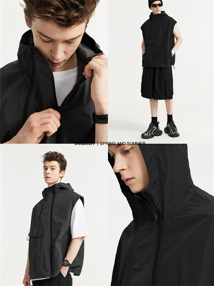 Liber Summer Men's Pocket Solid Vest