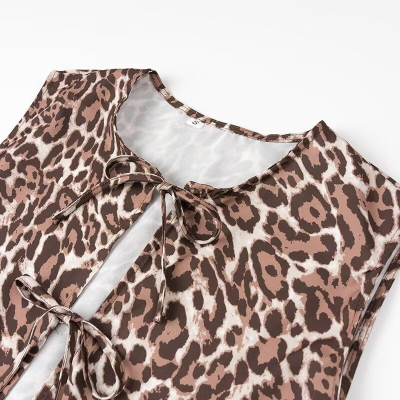 Liber SS Women's Animal Two-Piece Set