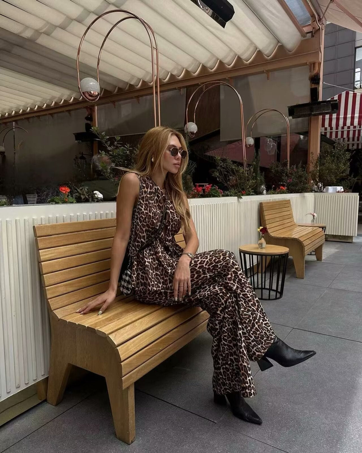 Liber SS Women's Animal Two-Piece Set