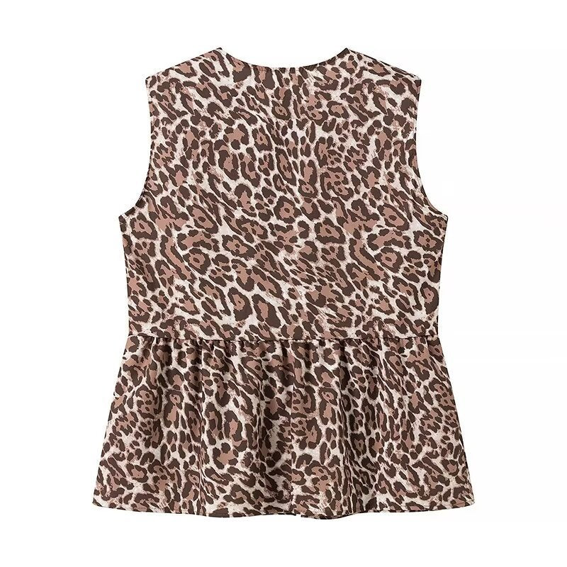 Liber SS Women's Animal Two-Piece Set