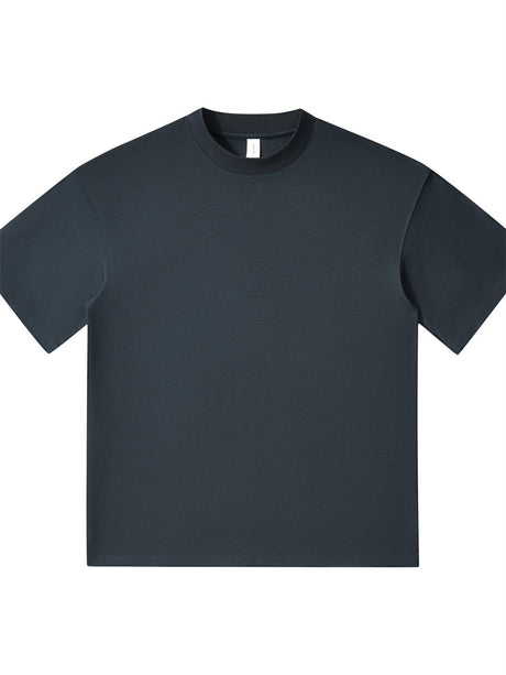 Liber Summer Men's Knitted sleeves Solid Color T-shirts