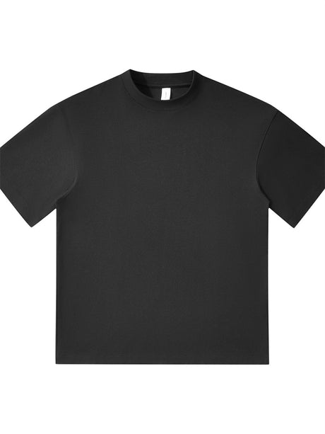 Liber Summer Men's Knitted sleeves Solid Color T-shirts