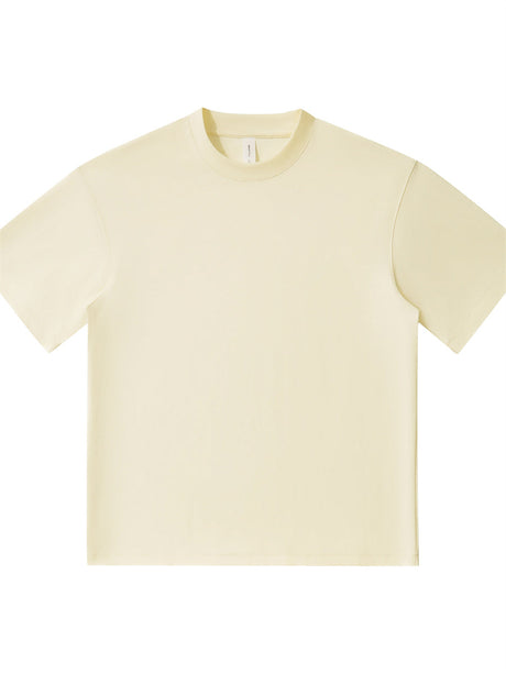 Liber Summer Men's Knitted sleeves Solid Color T-shirts