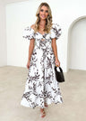 Liber SS Women's Solid Color Maxi Dress