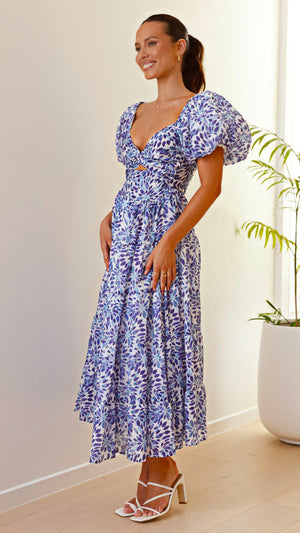 Liber SS Women's Solid Color Maxi Dress