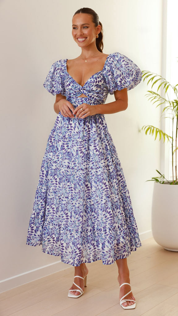 Liber SS Women's Solid Color Maxi Dress