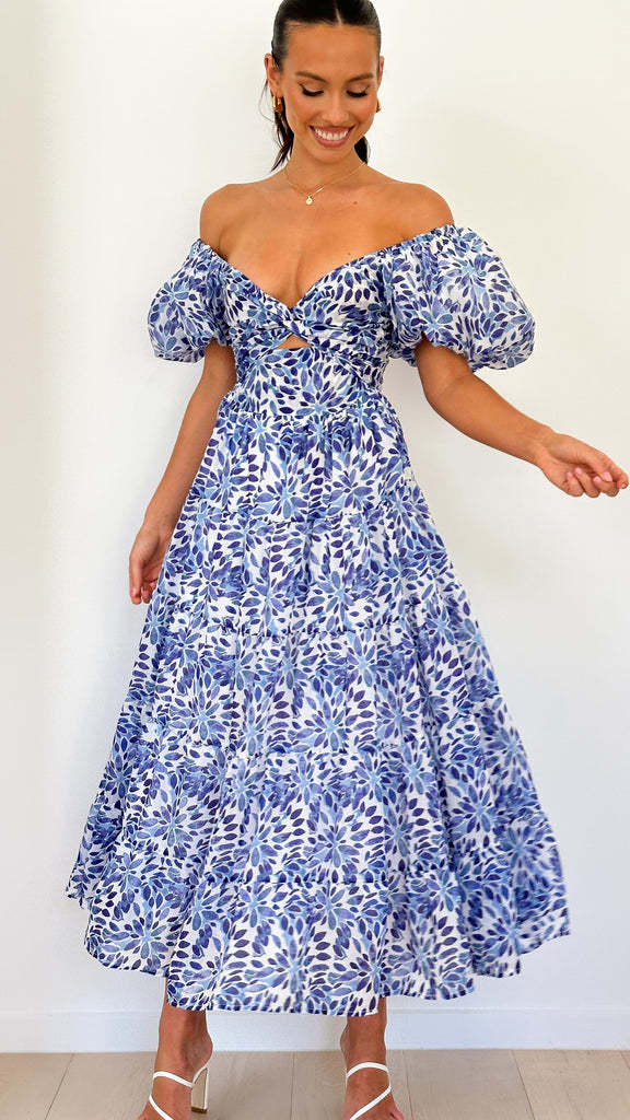 Liber SS Women's Solid Color Maxi Dress