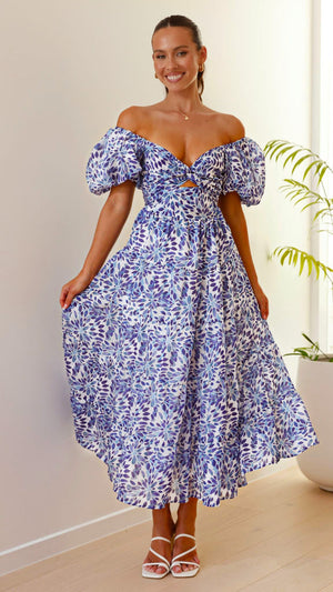 Liber SS Women's Solid Color Maxi Dress