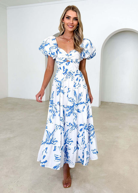Liber SS Women's Solid Color Maxi Dress