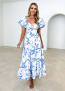 Liber SS Women's Solid Color Maxi Dress