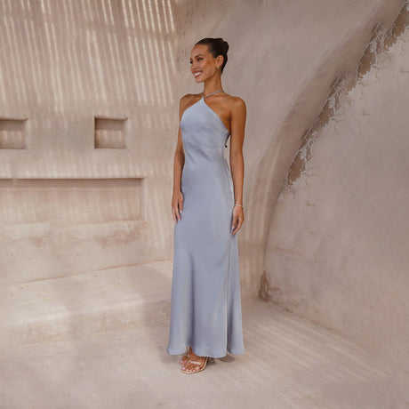Liber SS Women's Solid Color Maxi Dress