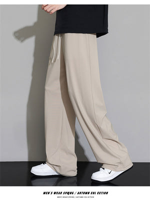 Liber Summer Men's Solid Color Basic Pants