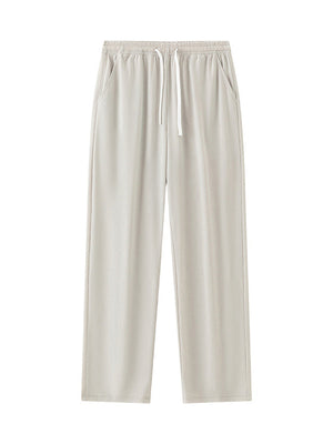 Liber Summer Men's Solid Color Basic Pants