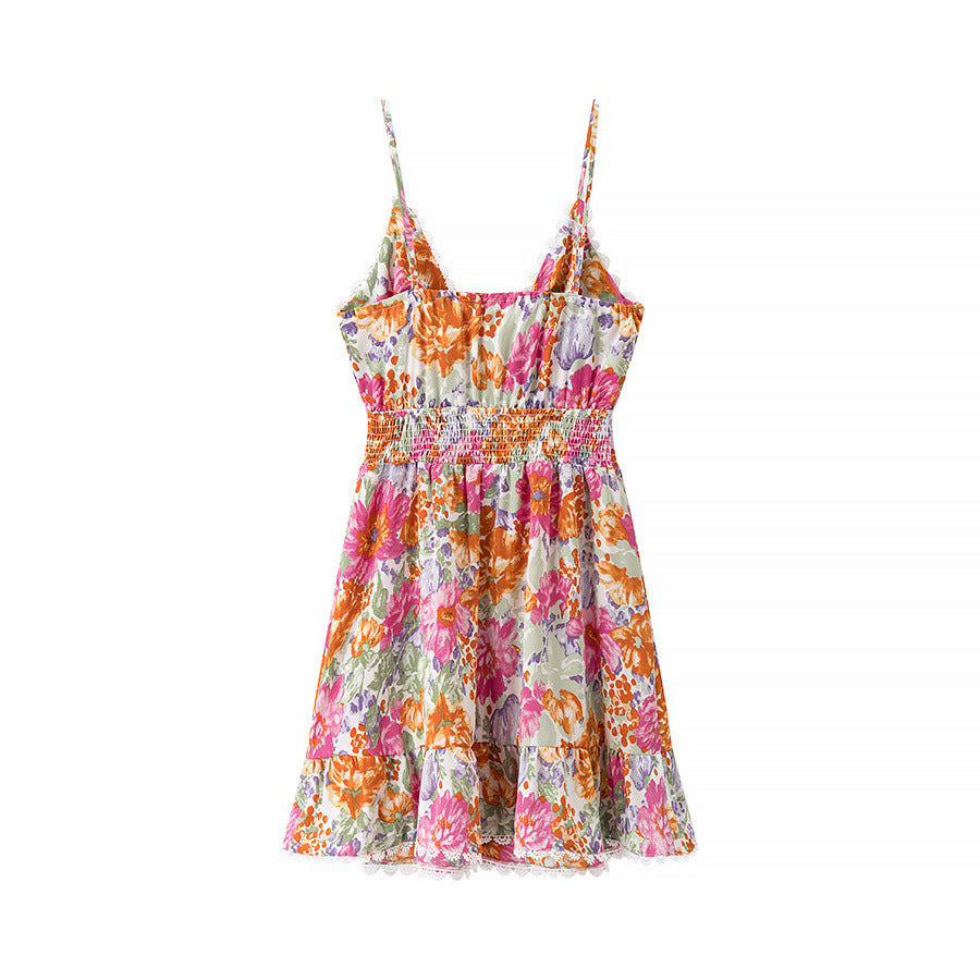 Liber SS Women's Printed Maxi Dress