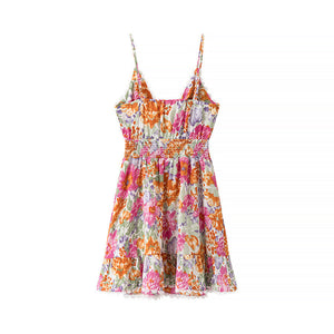 Liber SS Women's Printed Maxi Dress