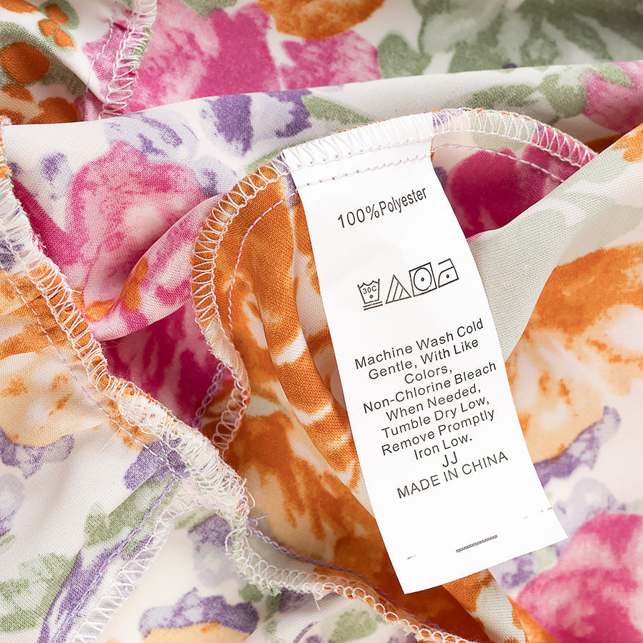 Liber SS Women's Printed Maxi Dress