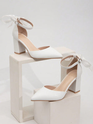 Liber Spring and summer women's bow high heels