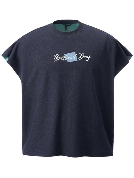 Liber Summer Men's None Solid Color T-shirts