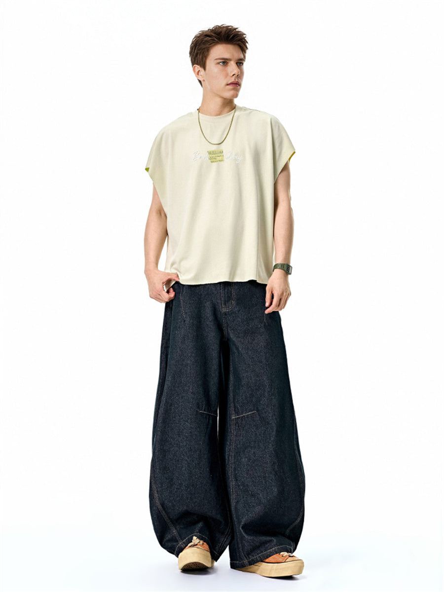 Liber Summer Men's None Solid Color T-shirts