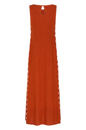 Liber SS Women's Solid Color Maxi Dress