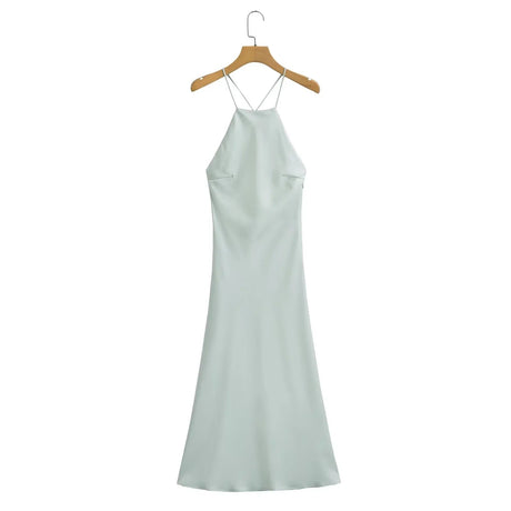 Liber SS Women's Solid Color Maxi Dress