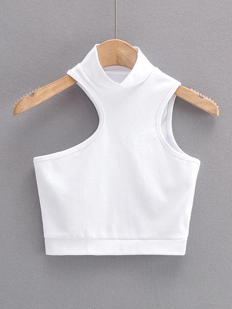 Liber Spring Women's Navel Solid Color T-shirts