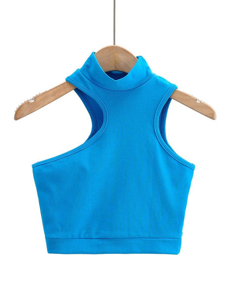 Liber Spring Women's Navel Solid Color T-shirts