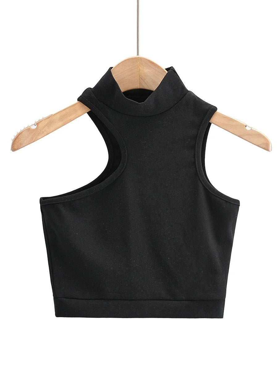 Liber Spring Women's Navel Solid Color T-shirts