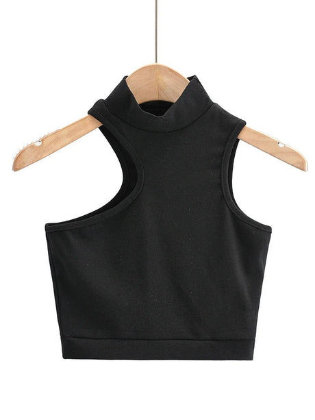 Liber Spring Women's Navel Solid Color T-shirts