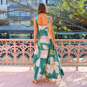 Liber SS Women's Solid Color Maxi Dress