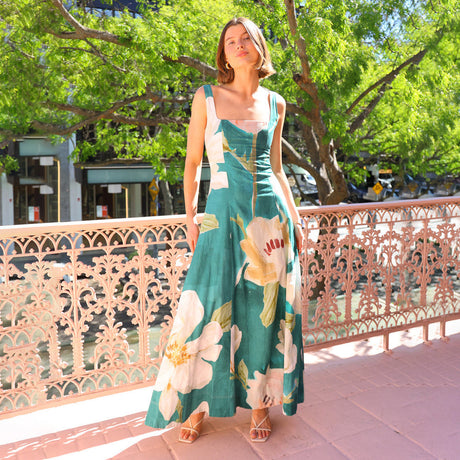 Liber SS Women's Solid Color Maxi Dress