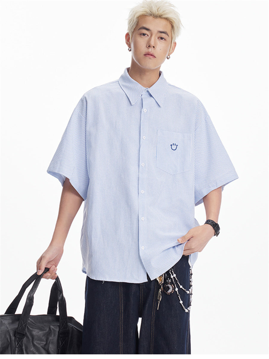 Liber SS Men's Embroidered Shirt