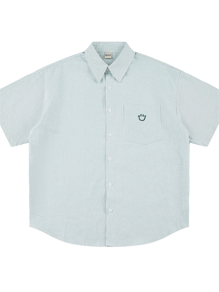 Liber SS Men's Embroidered Shirt