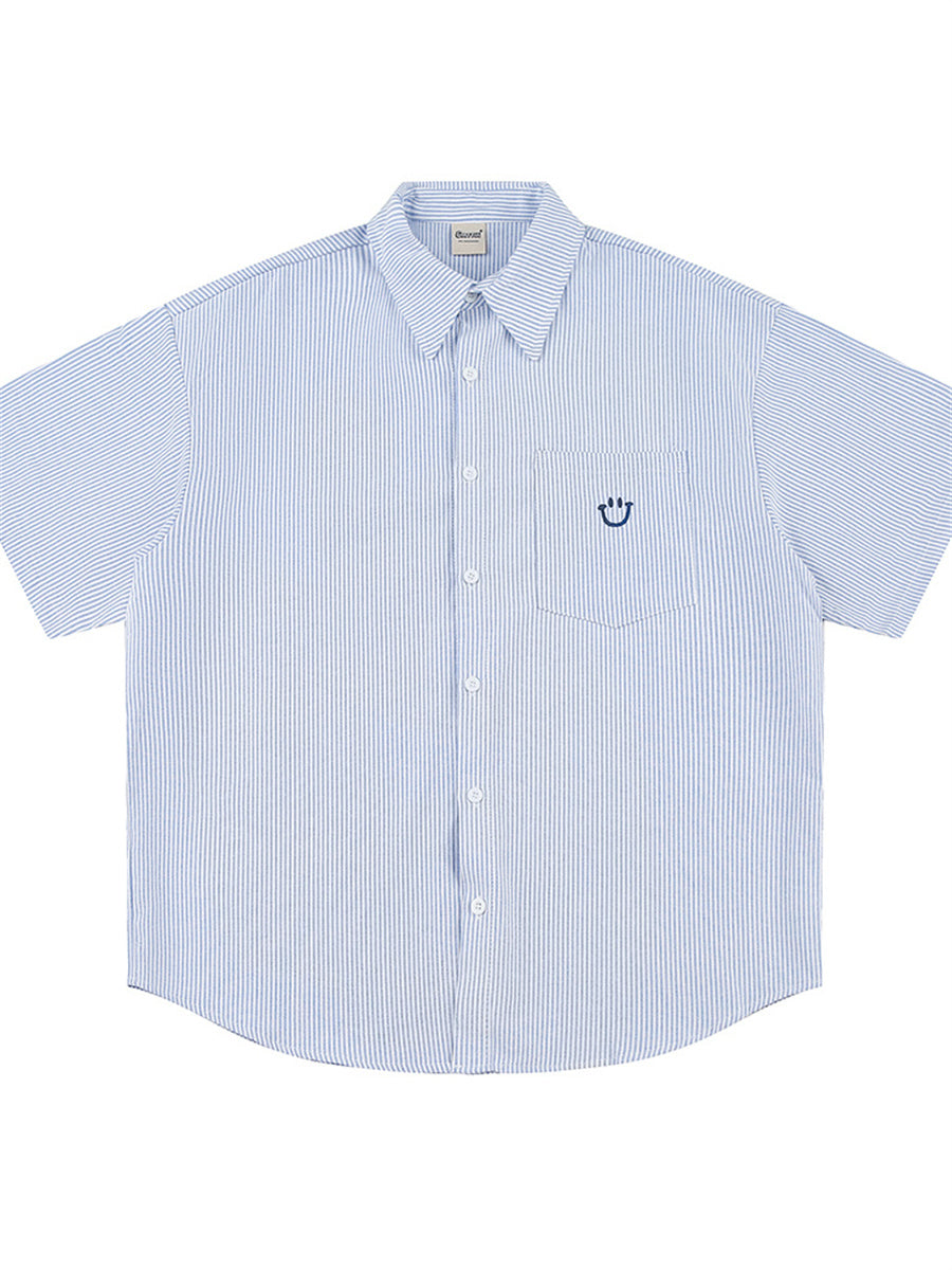 Liber SS Men's Embroidered Shirt