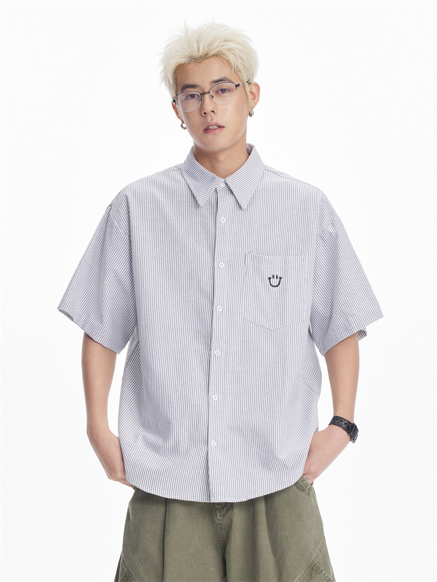 Liber SS Men's Embroidered Shirt