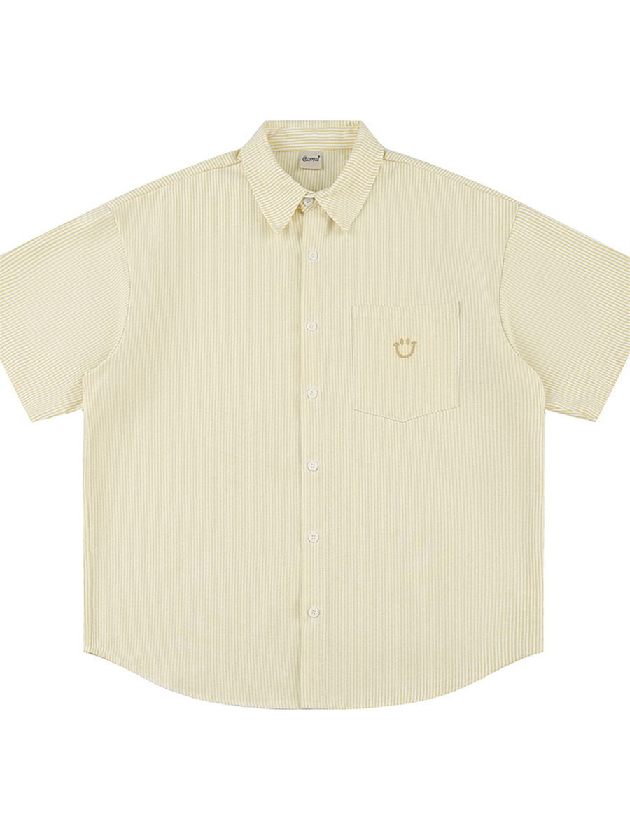 Liber SS Men's Embroidered Shirt