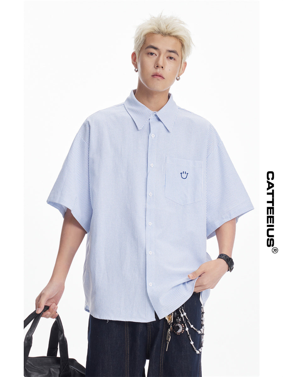 Liber SS Men's Embroidered Shirt