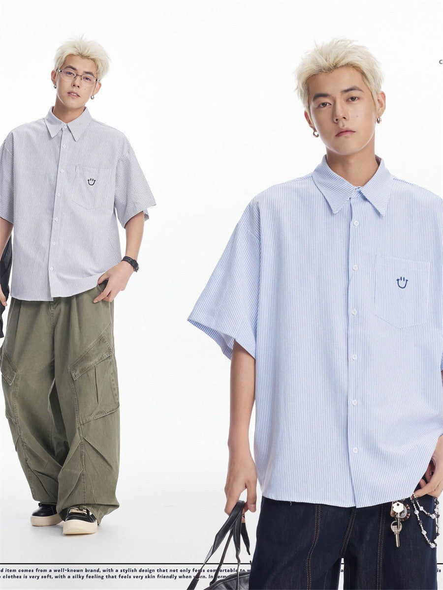 Liber SS Men's Embroidered Shirt