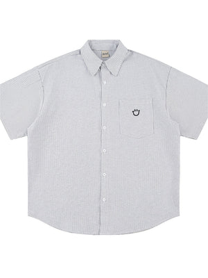 Liber SS Men's Embroidered Shirt