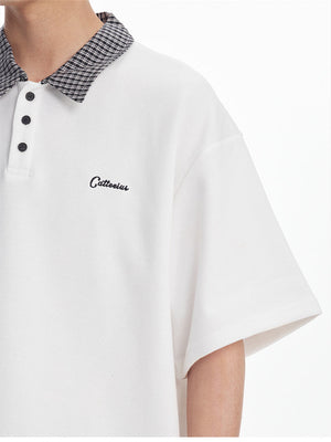 Liber SS Men's Plaid Polo Shirt