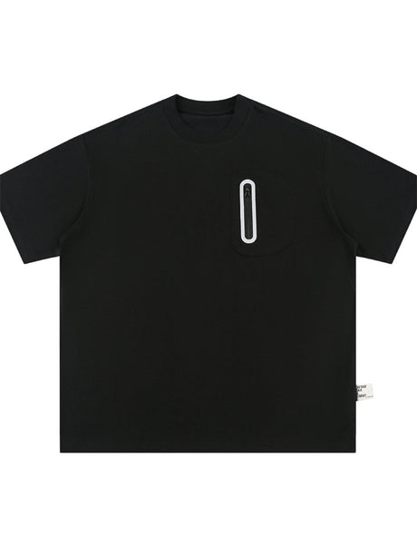 Liber SS Men's Printed Color Panel T-Shirt