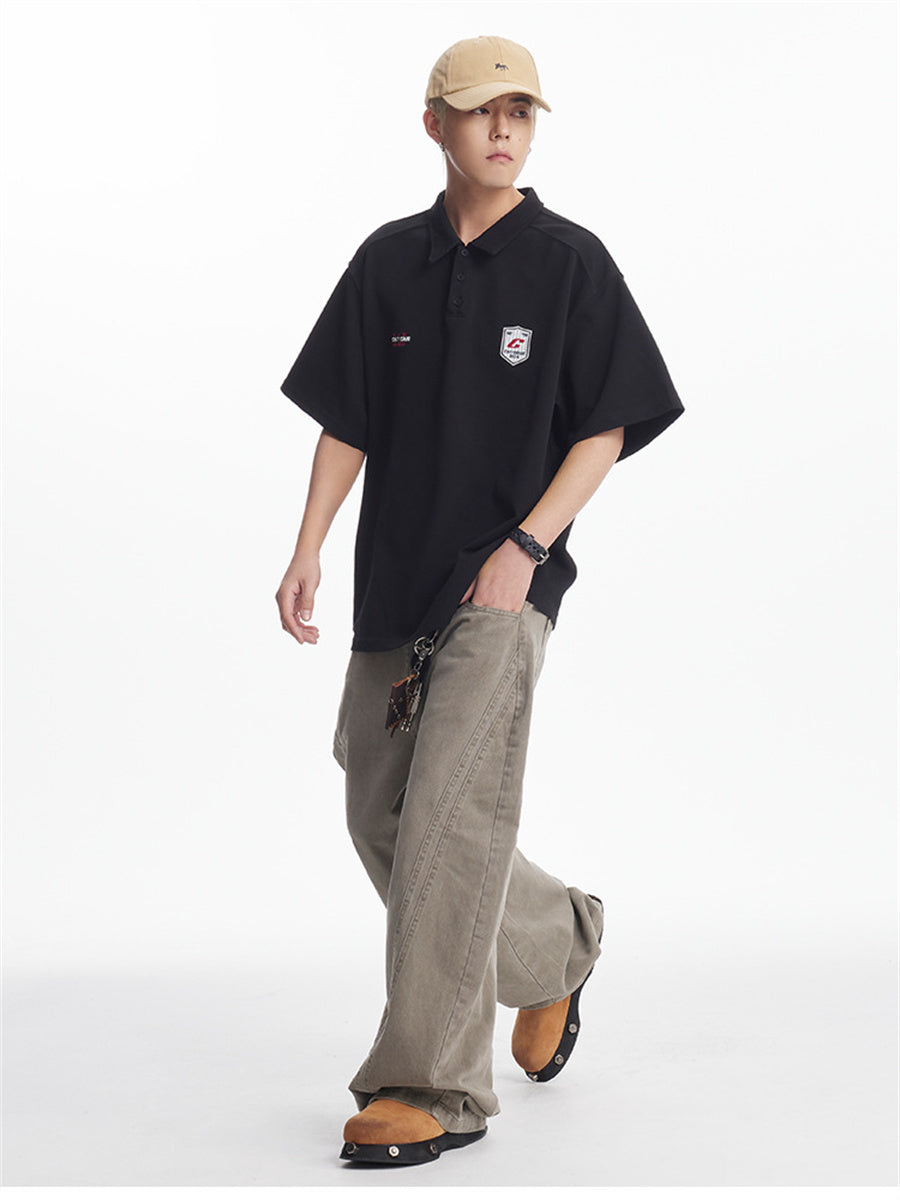 Liber SS Men's Embroidered Polo Shirt